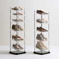 Schuhschrank, mit klarer Formgebung, Farbe: grau